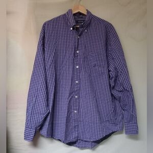 Nautica Purple Casual Button Down Shirt